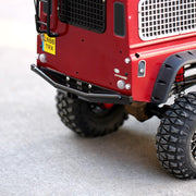KYX Aluminum Rear Bumper with Step + Towbar for 1/10 TRX-4 Axial Scx10
