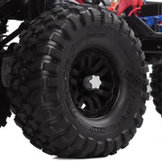 INJORA 4PCS M4 Alloy Wheel Lock Nuts, RC Wheel Rim Center Caps - SILVER