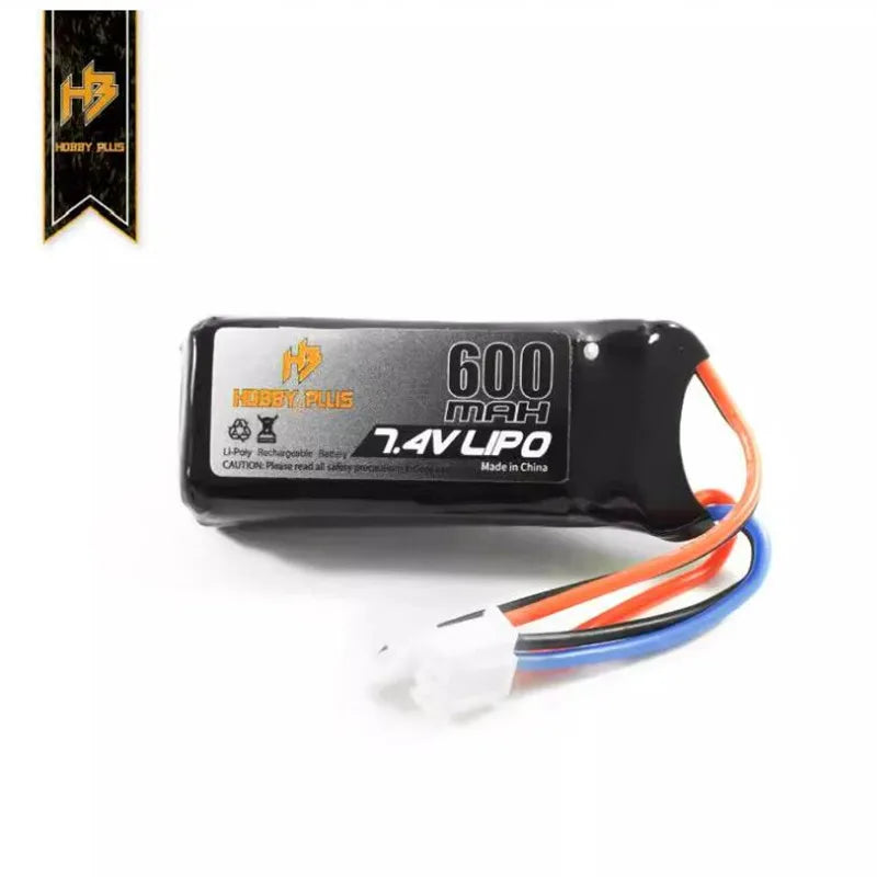 HobbyPlus 7.4V 600MAH Lipo