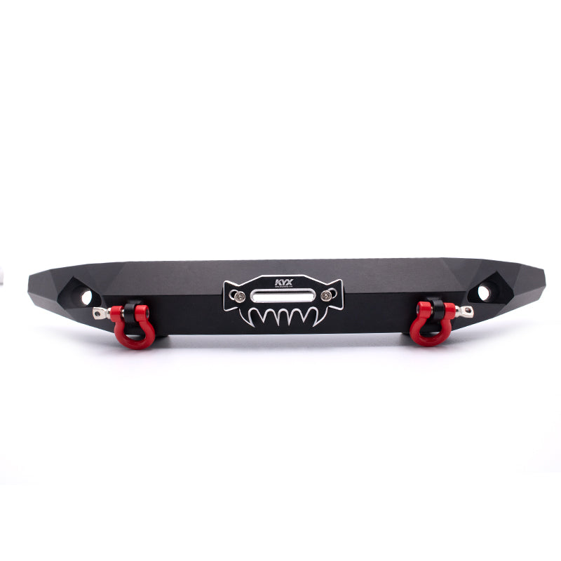 KYX 1/10 RC Crawler Front Bumper + Red Shackles