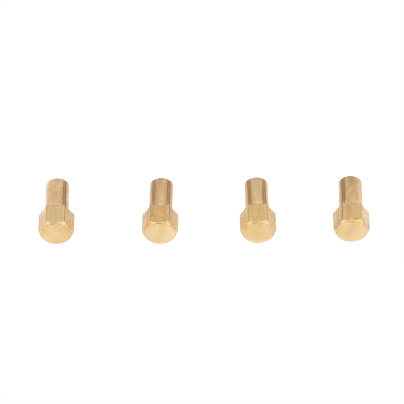 Brass wheel nut of 4pcs/set for Axial SCX24 1.0 Beadlock Wheel 4Pcs