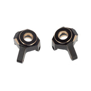 MEUS Racing Brass Steering Knuckles and Widened Wheel Hex Connector for 1/24 Axial SCX24 90081 C10