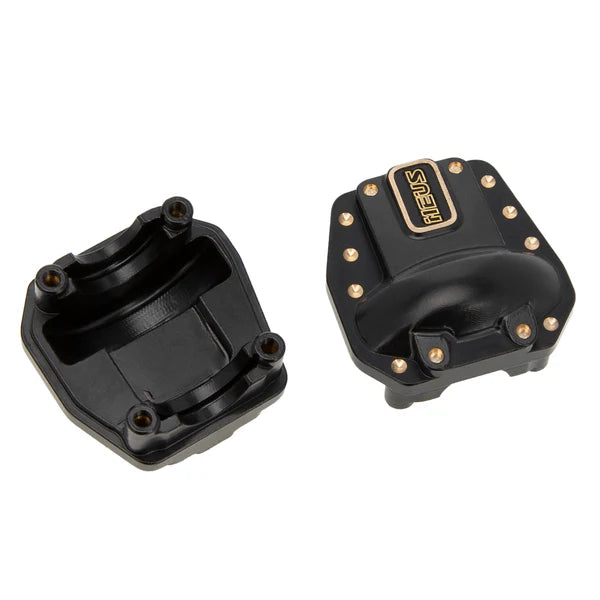 MEUS Racing Black Coated Brass Axle Diff Cover for Axial SCX10 PRO SCX10 III
