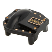 MEUS Racing Black Coated Brass Axle Diff Cover for Axial SCX10 PRO SCX10 III