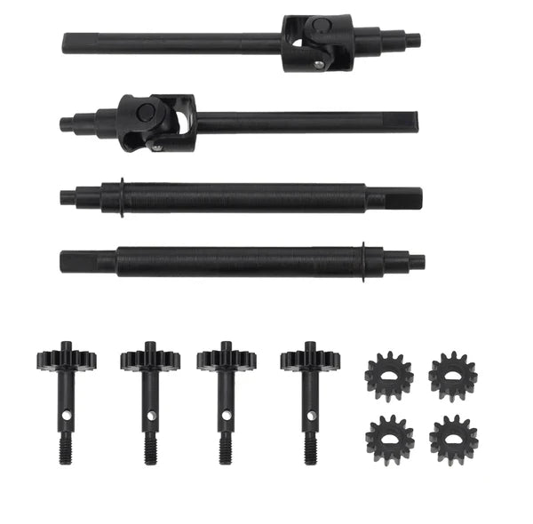 MEUS Racing Portal Axle CVD Drive Shaft Gear Replacement Kit for 1/18 Traxxas TRX4M MEUS Portal Axle Upgrade