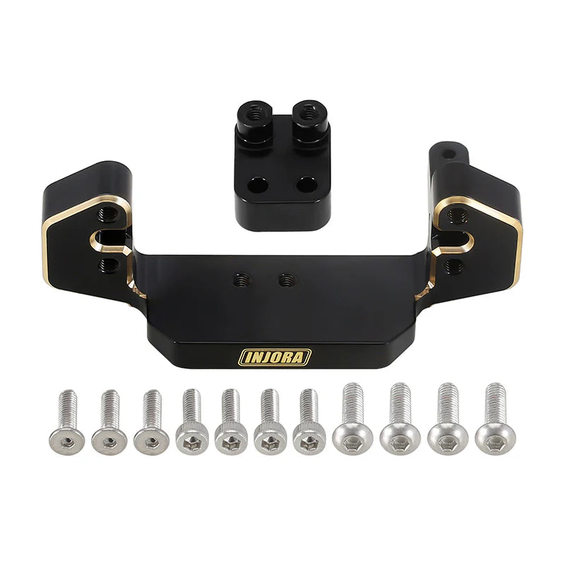 INJORA 65g Black Coating Brass Servo Mount For 1/10 FMS FCX10