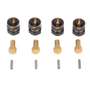 MEUS Racing Brass Steering Knuckles and Widened Wheel Hex Connector for 1/24 Axial SCX24 90081 C10