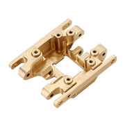 INJORA 53g/pcs Brass Skid Plate Transmission Mount for 1/18 Traxxas TRX4M (4M-67)