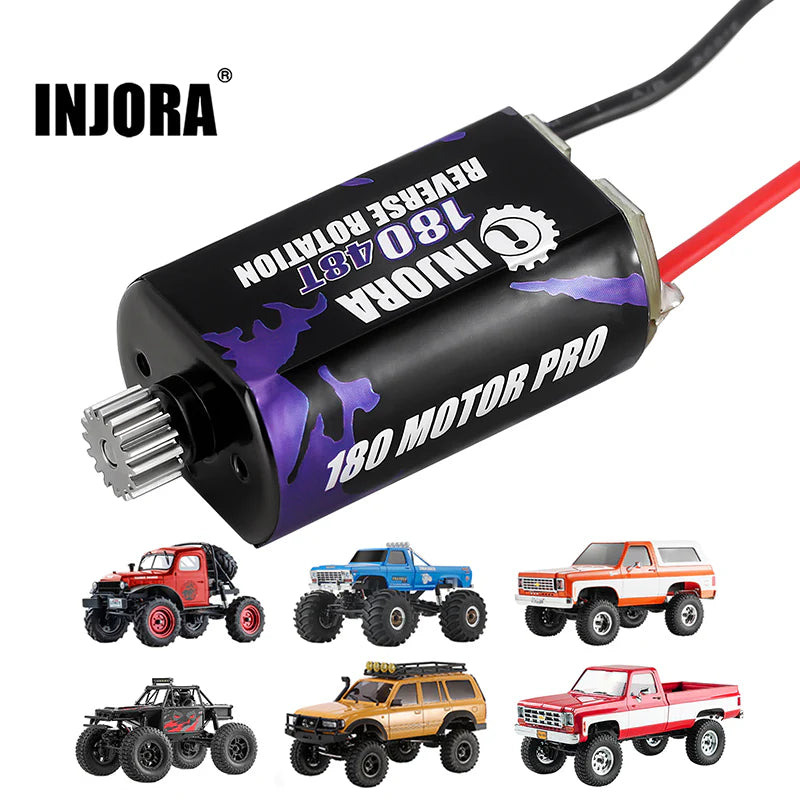 INJORA 180 Pro 48T Brushed High Torque Motor for FMS FCX24 FCX18 (INM14)