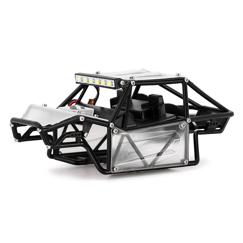 INJORA Nylon Rock Buggy Roll Cage Body Shell Chassis Kit For 1/24 SCX24 C10 JLU Bronco Base Camp
