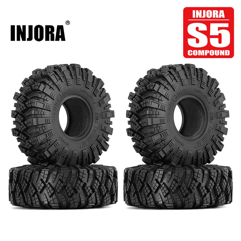 INJORA S5 Kraken Claw 1.9" 4.19" OD M/T Tires (4) (106*37mm)