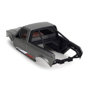 INJORA IR60 Pickup Hard Body with Bed Rack for 1/18 Traxxas TRX4M Defender Bronco (Black)