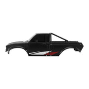 INJORA IR60 Pickup Hard Body with Bed Rack for 1/18 Traxxas TRX4M Defender Bronco (Black)