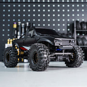 INJORA IR60 Pickup Hard Body with Bed Rack for 1/18 TRX4M Defender Bronco (Black)