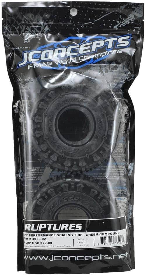 Jconcepts Ruptures 1.9 Performance Scaling Tyre 125mm OD (2pc)
