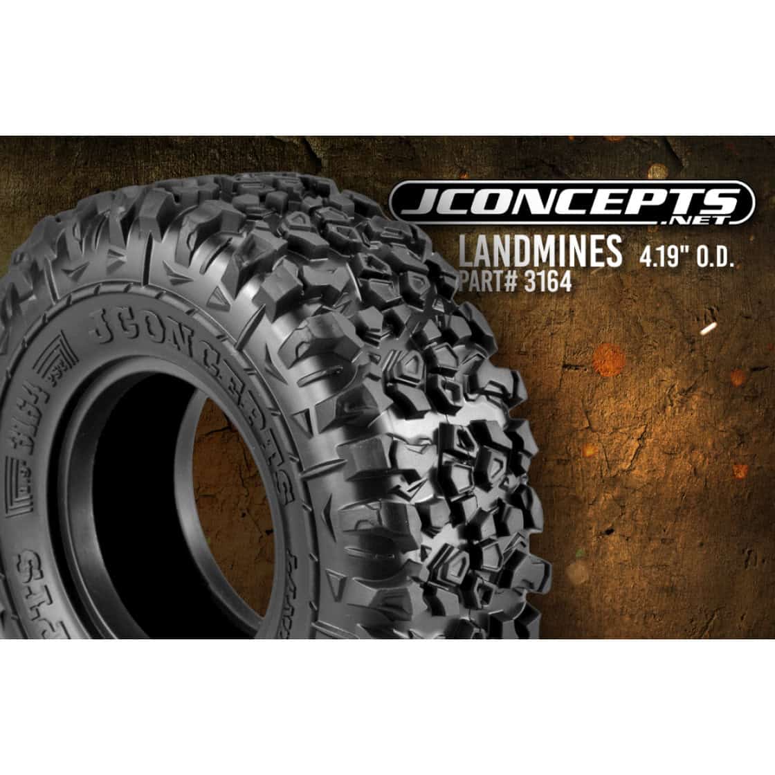 Jconcepts Landmines - 4.19"/106mm O.D. - Scale Country (2pc)