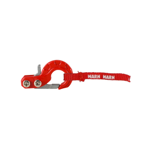 Large 24x13.5mm Scale Metal RC Crawler Winch Hook (Red)