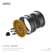 D1RC Scale Camel Trophy 1.9 Beadlock Steel Rim (4pc)