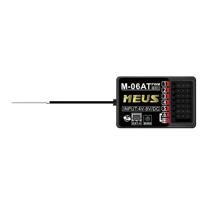 MEUS Racing ME-6AT RC Transmitter 6CH 2.4GHz & Receiver