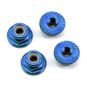 4M Wheel Nut with Flange - Blue (4pc)