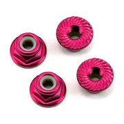 4M Wheel Nut with Flange - Pink (4pc)