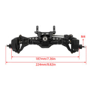 4WS Meus Racing Plastic Nylon Portal Axles - 2 x Front Axles