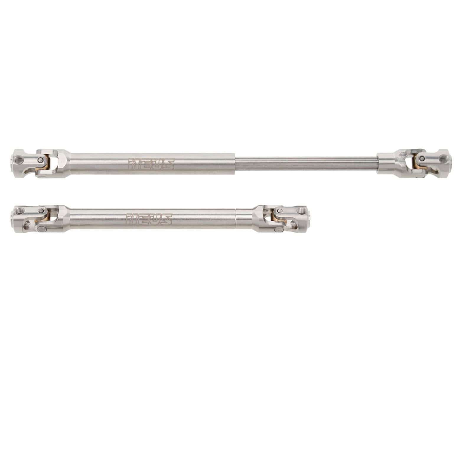 Stainless Steel Drive Propshafts for SCX10 / SCX10ii / TRX4 (94-118mm)