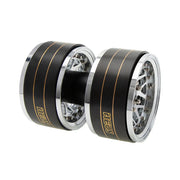 MEUS Racing Brass + Aluminum 1.9-Inch Beadlock Rims with Double Wheel Support (Titanium)