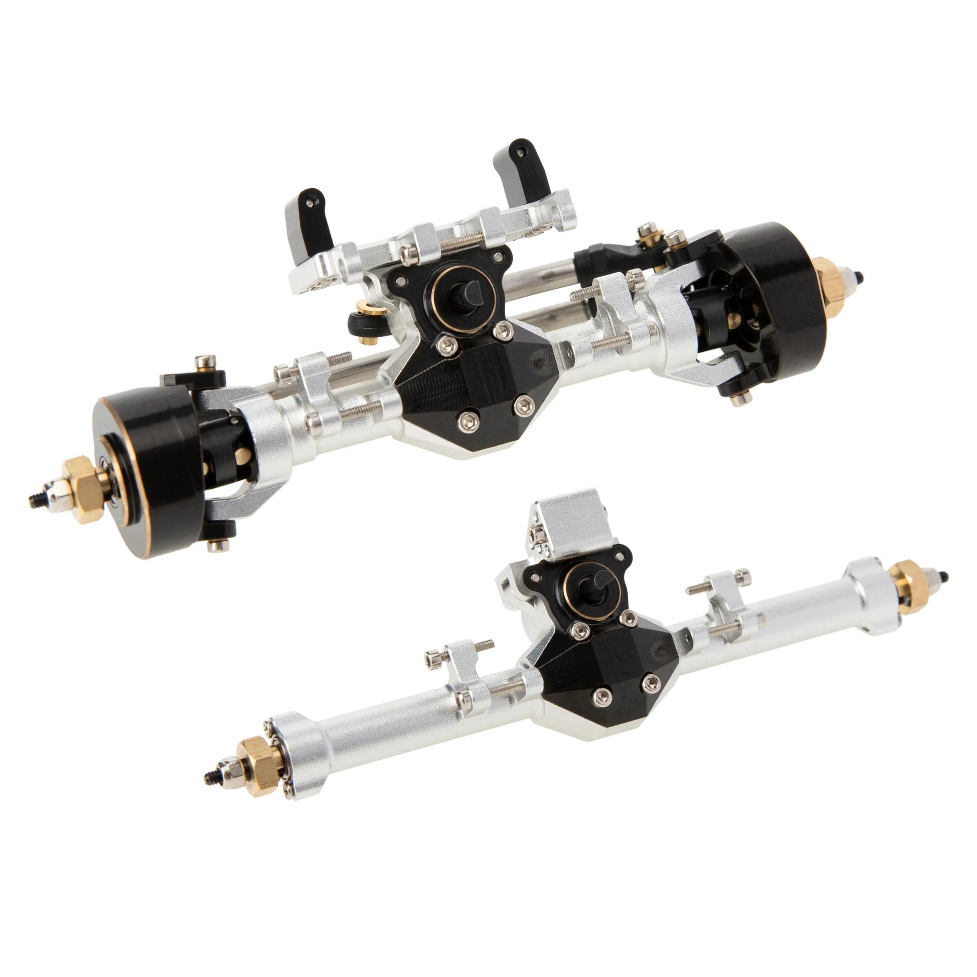 MEUS Racing Isokinetic 3-Section CVD Front & Rear Axles Max Steering Angle 52° Wider+5MM for Axial SCX24 Deadbolt C10 JLU Gladiator