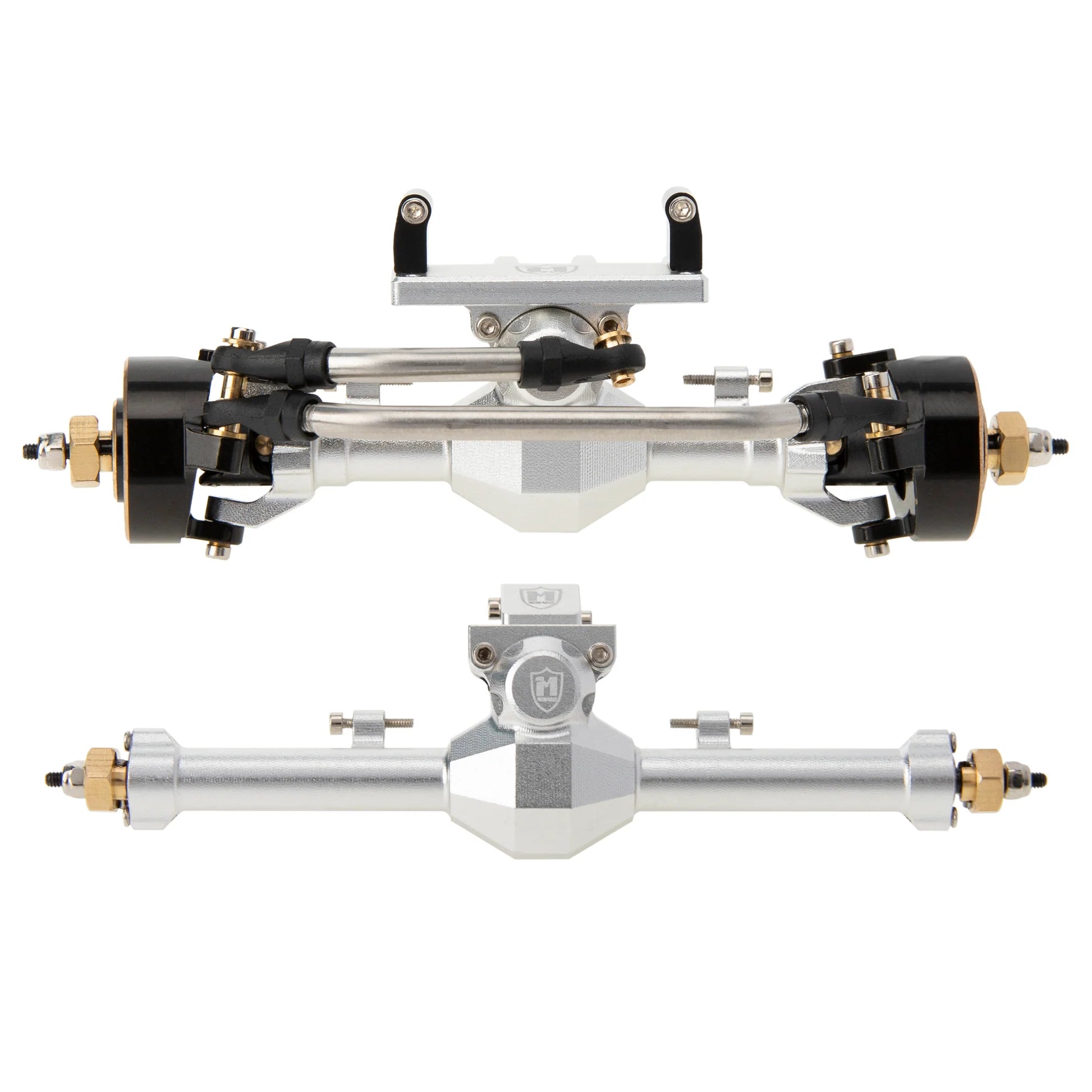 MEUS Racing Isokinetic 3-Section CVD Front & Rear Axles Max Steering Angle 52° Wider+5MM for Axial SCX24 Deadbolt C10 JLU Gladiator