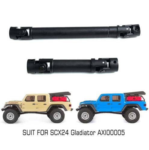 SCX24 Metal Front and Rear Propshafts for Gladiator
