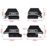 MEUS Racing Adjustable Shock Absorber Bracket for Traxxas TRX4M
