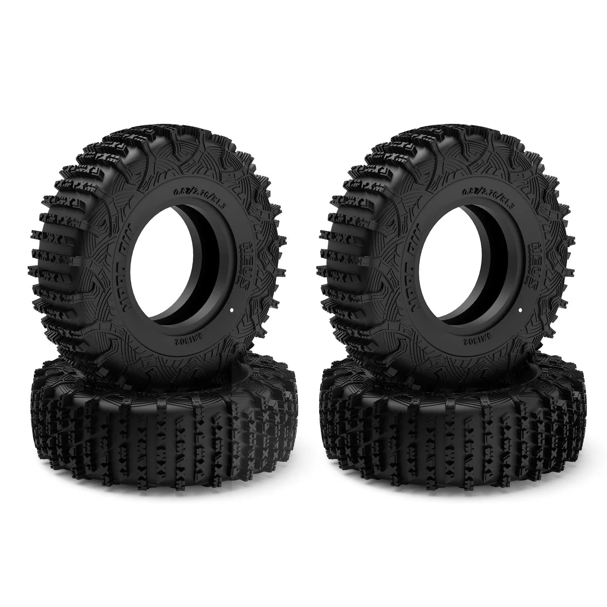 MEUS Racing 1.3"  Mpro Pin M1301 Tyres MS6 Super Soft for 1/18 Traxxas TRX4M 1/24 SCX24 FCX24 AX24 RC Crawler