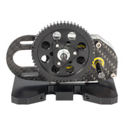 Clear Acrylic Transmission 30% Overdrive Gearbox for LCG Comp Builds (Black)