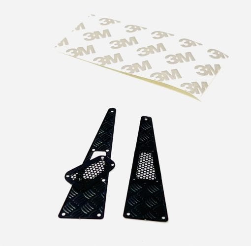 Traxxas TRX4 Hood Skid Plates (Black)
