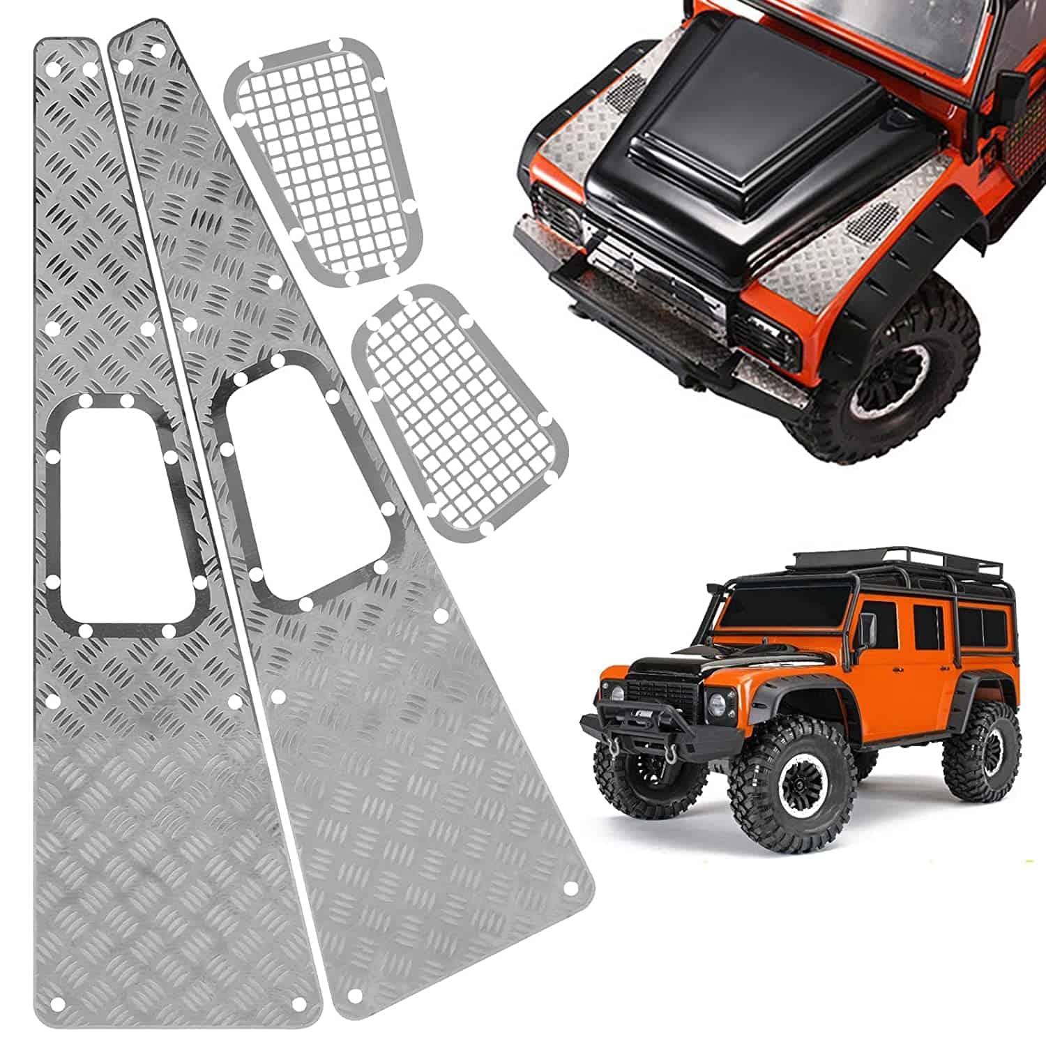 Traxxas TRX4 Hood Skid Plates