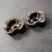 CNC Machined Brass Portal Drive Housing for Traxxas TRX-4 (Black)