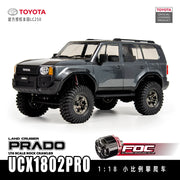 Officially Licensed Toyota Prado Cruiser 4WD UDIRC UCX 1802 PRO 1:18 Crawler (Grey)