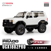 Officially Licensed Toyota Prado Cruiser 4WD UDIRC UCX 1802 PRO 1:18 Crawler (White)