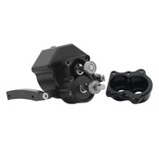 SCX10ii Front Mounted Metal Gearbox + Transfer Case (Silver)