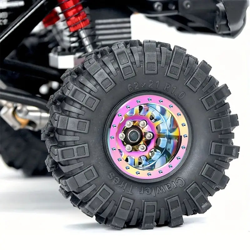 1.0" Brass Inner Ring 12 Hole Beadlock (Rainbow)