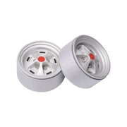 1.9 Rosetta Style Land Rover Beadlock Rim Grey and Red (4pc)