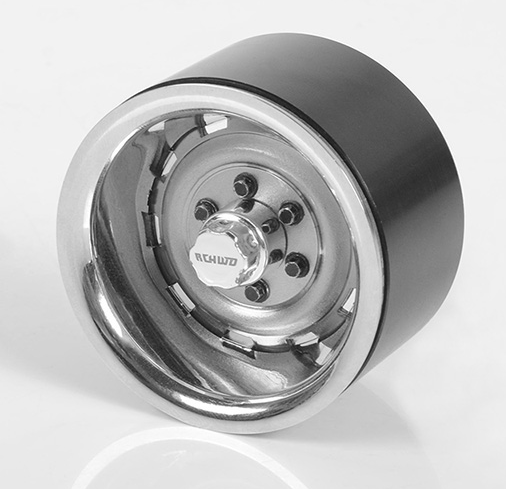 Rally 1.9" Beadlock Wheels (Silver)