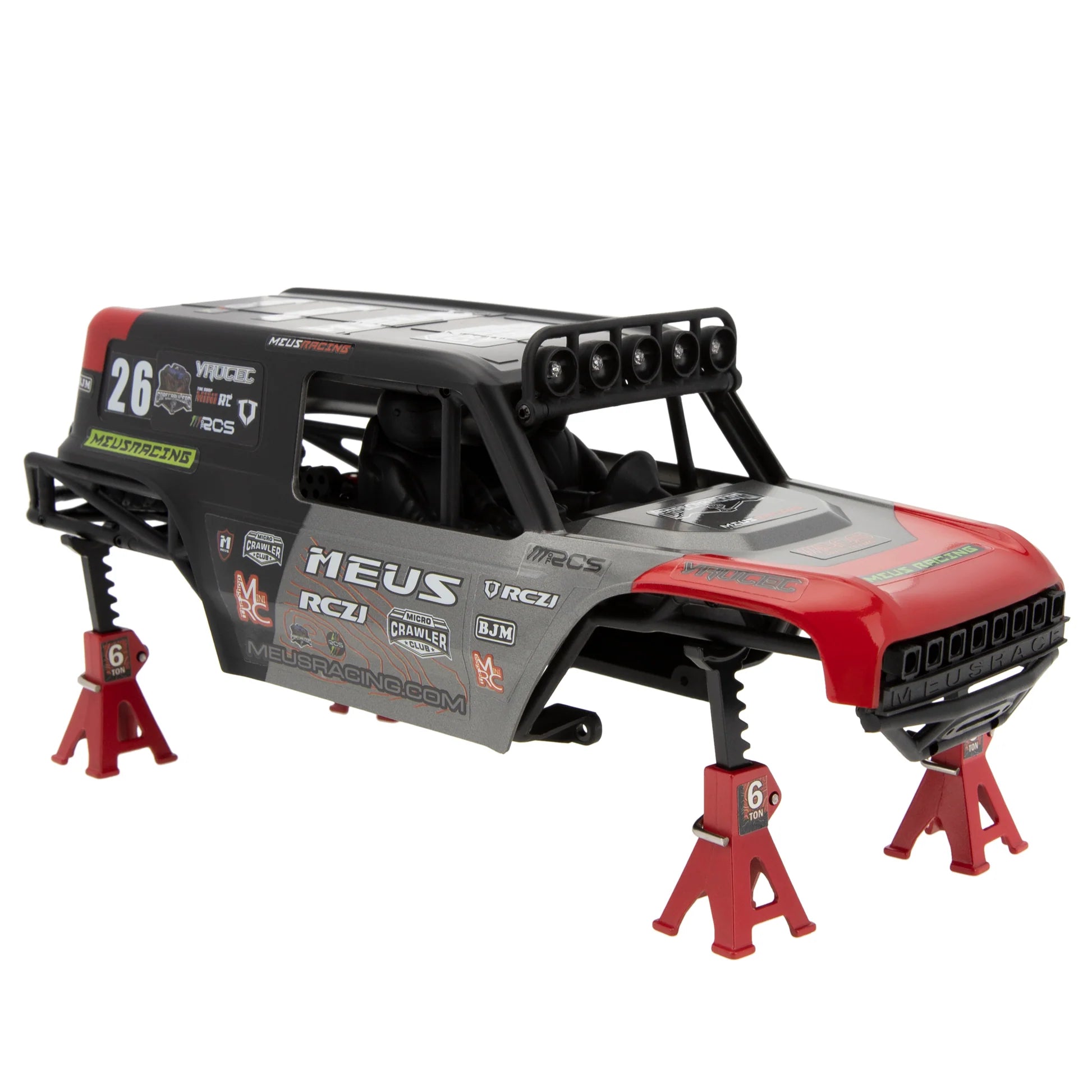 Meus Racing MB18 ABS Hard Body for Traxxas TRX4M (Red)