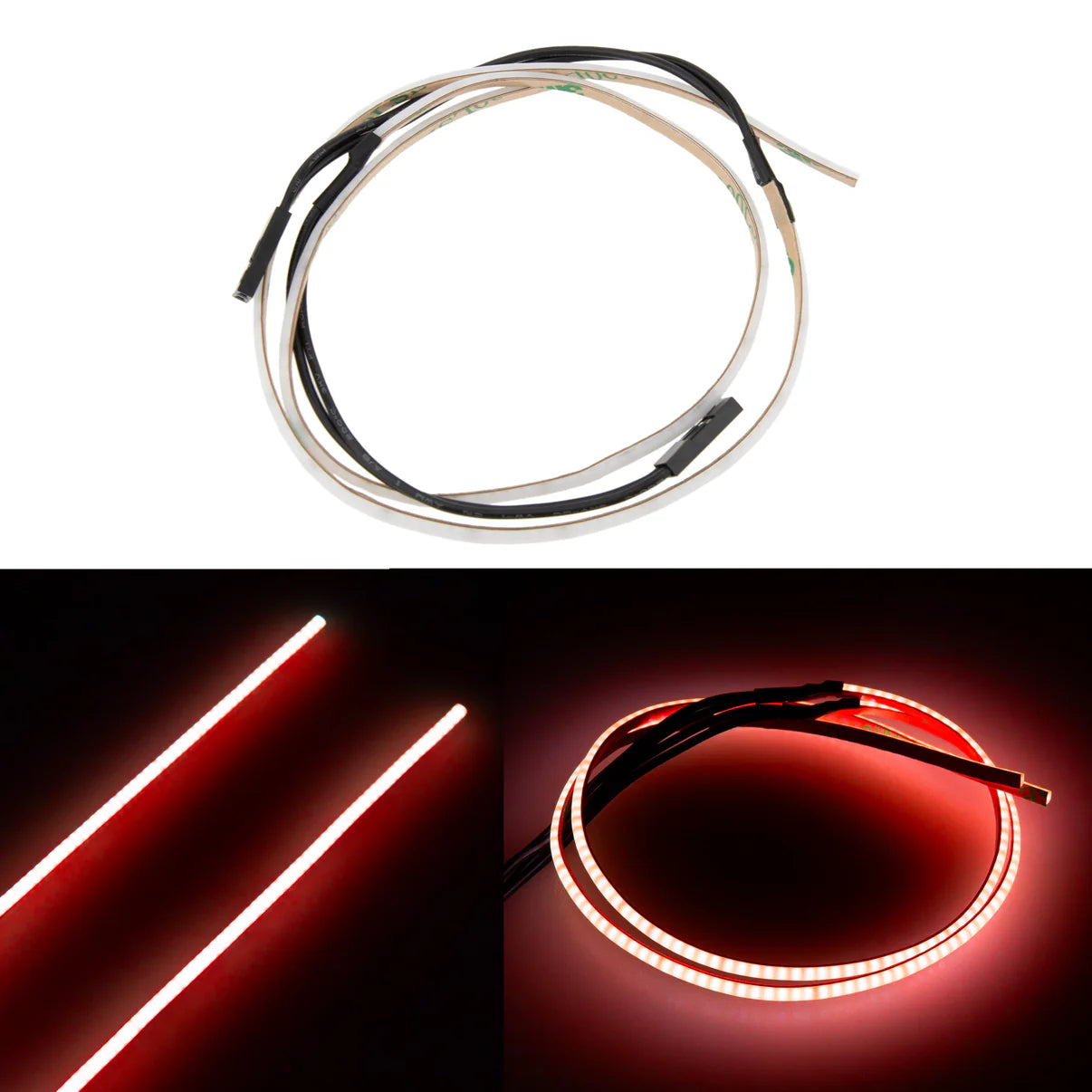 MEUS Racing RC Red LED Strip Colored Light Strip with Controller