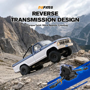 FMS 1:18 FCX18 II Ford F-100 RTR Brushed (199mm Wheelbase) CERULEAN