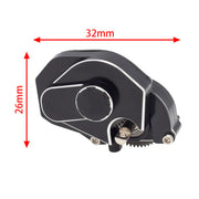 Aluminium Gearbox for 1/24 Axial SCX24 Deadbolt 90081 C10 Wrangler (Black)
