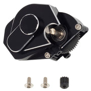 Aluminium Gearbox for 1/24 Axial SCX24 Deadbolt 90081 C10 Wrangler (Black)