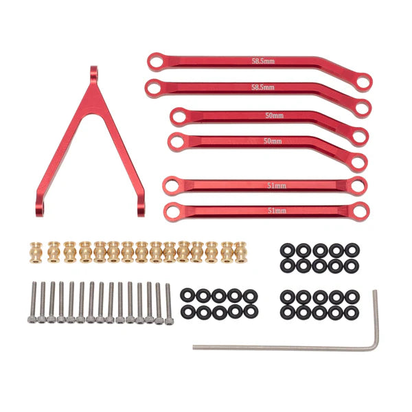 Meus Racing Aluminum High Clearance Chassis Links for Axial SCX24 C10