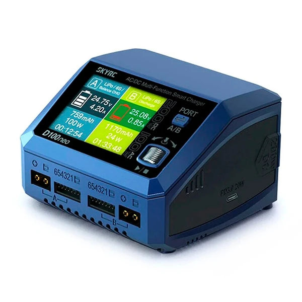 SkyRC D100neo Smart Charger SK-100199 AC100W DC200W 10A Smart Lipo 2-6S Charger